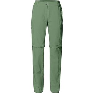 VAUDE Farley Stretch II Wandelbroek voor dames, waterdichte outdoorbroek, stretch, ademende trekkingbroek met elastiek, comfortabel, winddicht en sneldrogend