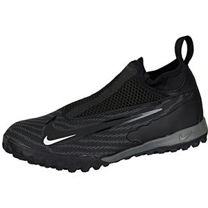 Nike Jr Phantom Gx Academy DF Tf Sneakers voor kinderen en jongeren, Black Summit White Dk Smoke Grey, 35.5 EU