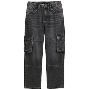 TOM TAILOR Kinderjeans voor jongens, 10220 - Used Dark Stone Grey Denim, 176