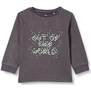 s.Oliver T-shirt met lange mouwen, uniseks, baby, Grijs/Zwart, 80