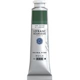 Lefranc Bourgeois 405106 Extra fijne Lefranc olieverf met hoogwaardige kunstenaarspigmenten, lichtecht, verouderingsbestendig - 40ml Tube, Chromium Oxide Green
