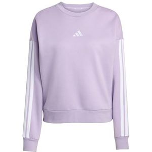 adidas - Essentials 3 Stripes - Fleece Sweatshirt - Paars