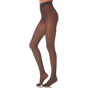 SCUDOTEX Panty 40 denier zijdeachtige mesh gladde compressie licht 7-9 Hg mm kleur mokka maat 5