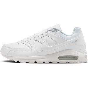 Nike Air Max Command Leather Hardloopschoenen voor heren, Wit/Grijs (Metallic Zilver) 102, 49.5 EU