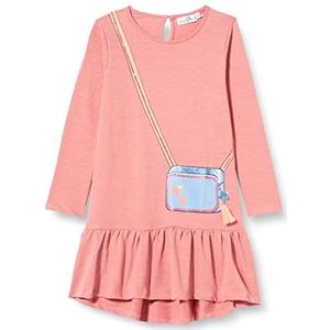 Happy Girls Meisjesjurk gebreid kinderjurk, rozenhout, 98, roze (rosewood), 98 cm