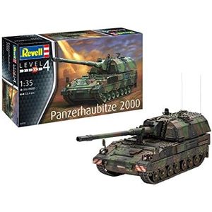 Revell 03279 pantserkap 2000 Armored Howitzer getrouwe modelbouwset voor gevorderden, meerkleurig, 1/35