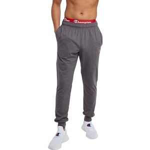 Champion Lichtgewicht lounge joggingbroek voor heren, Graniet Heather C Patch Logo, L