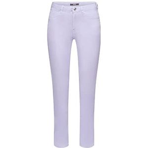 Esprit Collection Slim fit jeans met gemiddelde taillehoogte, lavendel, 29W / 30L