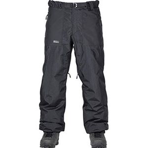L1 Heren ski- en snowboardbroek Ventura Pant ´21, Maat: XS, kleuren: Black-Soft Lime