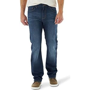 Wrangler Authentics Slim Straight Jean voor heren, Blauwe rand, 38W / 30L