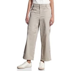 Street One - Papertouch Broek - Beige - Dames - Rechte Pijpen
