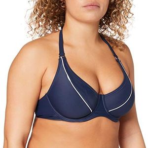ESPRIT Estero Beach Bc Underwire Solid Bikinitop voor dames, 400/marineblauw, 100F