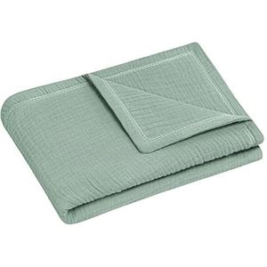 Julius Zöllner - Cozy Blanket - Dekentje - Groen - 100% Katoenen Mousseline, Oeko-Tex Standard 100 Gecertificeerd
