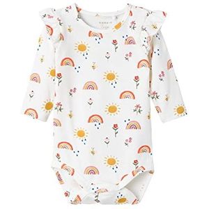 Bestseller A/S Baby-meisje NBFHANIA LS Body, Bright White, 62, wit (bright white), 62 cm