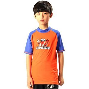 RASH GUARD SHORT JR ORANGE/BLUE ROYAL AGE 2/3 98cm