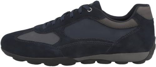 Geox Heren U Snake 2.0 C Sneakers, Donkerblauw, 41 EU