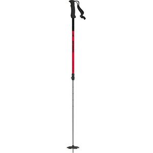 ATOMIC BCT TOURING Skistokken, verstelbare stokken, 110-135 cm, aluminium skistok, skistokken met ergonomische handgreep, tourski-uitrusting, rood/zilver
