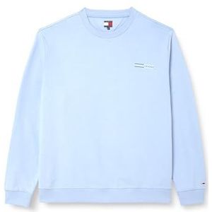 Tommy Jeans Heren TJM REG ENTRY GRAPHIC CREW EXT Pullover Sweatshirt, Blauw, XXL, Blauw (Sweet Blue), XXL
