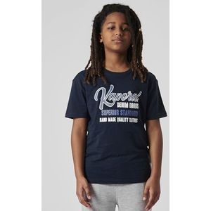 Kaporal, T-shirt, model OMERI, jongens, marineblauw, 12 A; regular fit, korte mouwen, ronde hals, Marine., 12 Jaren