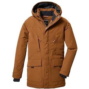 killtec jongens Functionele parka/parka waterproof met capuchon KOW 378 BYS PRK, braun, 152, 42171-000