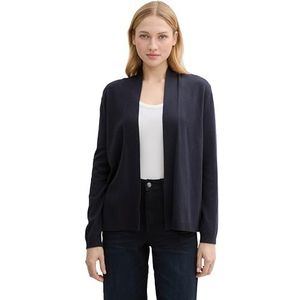 TOM TAILOR Cardigan gebreide jas voor dames, 10668 - Sky Captain Blue, XL