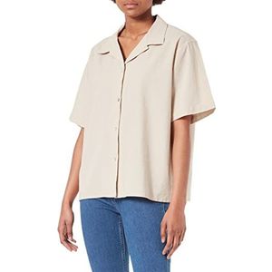 Jack & Jones JJXX JXLISA SS Comfort Linen Shirt SN Blouse, Fog, S