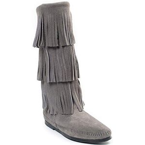 Minnetonka Chesney Scuff pantoffels voor dames, Grijs, 38 EU