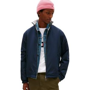 Tommy Hilfiger Heren LW Omkeerbare JAS MW0MW41862 Andere Jassen, BLAUW, S, Blauw (Woestijnhemel), S