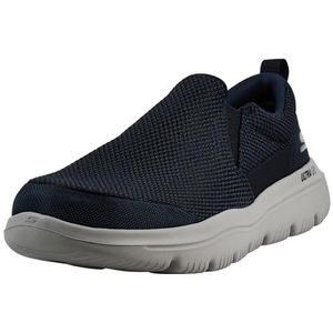 Skechers Go Walk Max, gymschoenen voor heren, Marineblauw Textiel Gray Trim Nvgy, 47 EU