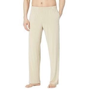 Emporio Armani Trousers Deluxe Viscose broek, zandgeel, maat XL voor heren, Zand, geel, XL