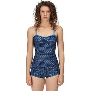 Regatta Aceana Tankini II Top voor dames, blauw (Navy Tile), S