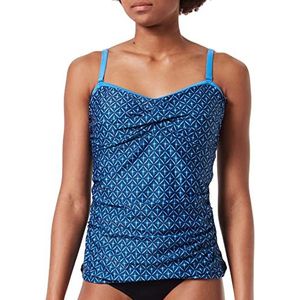 Regatta Aceana Tankini II Top voor dames, blauw (Navy Tile), S