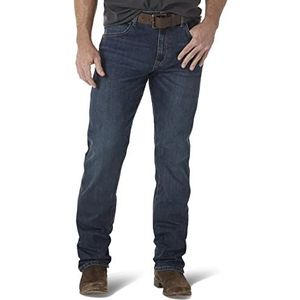 Wrangler Retro Slim Fit Straight Leg Jeans voor heren, Portland, 33W / 36L