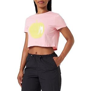 United Colors of Benetton T-shirt voor dames, Roze 2y4, XS