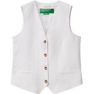 United Colors of Benetton Vest, Wit, 36
