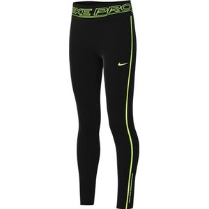 Nike Tights G NP DF Tght Sport Pack, Black/Volt/Volt, FZ5613-010, XL