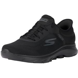 Skechers Heren Go Walk 7 Sneaker, Zwart, 43 EU