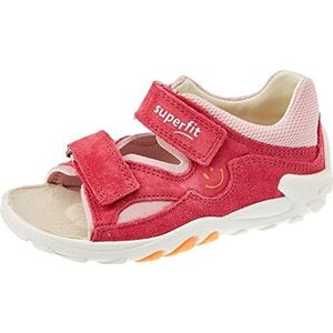 Superfit Flow Sandalen voor meisjes, Rood Roze 5000, 19 EU
