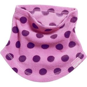 Playshoes Unisex sjaal kinderen fleece colsjaal stippen, Oeko Tex Standard 100, Gr. One size, violet (lila 10)