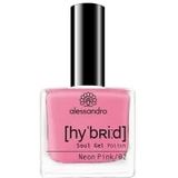 alessandro HYBRID Lak Neon Pink - fel roze - In slechts 3 stappen - perfecte nagels zonder LED -tot 10 dagen houd! 8 ml