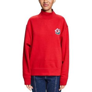 ESPRIT Sweatshirt voor dames, 610/dark red., XS