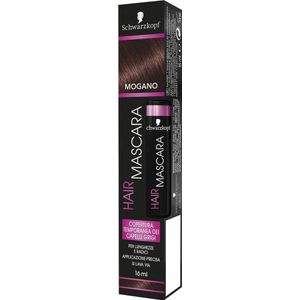 Schwarzkopf Haarmascara tijdelijke mascara voor haar, tijdelijke afdekking van grijs haar, mahonie, 16 ml