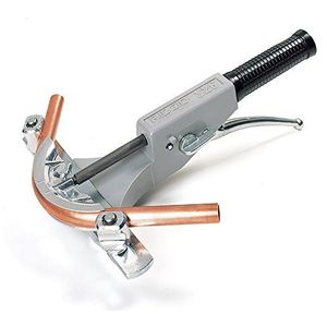 RIDGID 18741 326 Ratelbuigtang voor Koper 10 mm tot 22 mm, ratelend Buigapparaat voor Bochten Tot 90 Graden,10 mm to 22,zilver