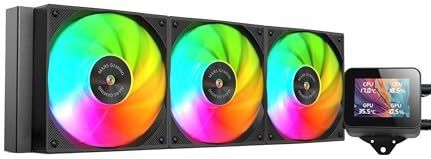 Mars Gaming - ML-VISION360 Vloeistofkoeling - 360 Mm - Zwart - ARGB