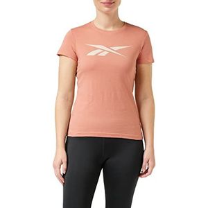 Reebok Vrouwen Te Graphic Vector Tee T-Shirt, Canyon Koraal, S