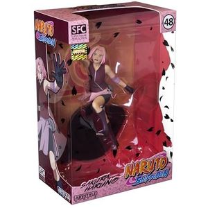 Abysse Corp Naruto Shippuden actiefiguur Sakura 1:10 schaal bedrukt, van pvc, in geschenkverpakking.