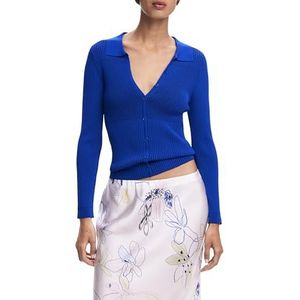 Vest - Effen - Knoopsluiting - Langemouwen - Slim Fit