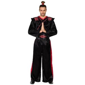 Boland - Samurai kostuum voor volwassenen, 3-delig, carnavalskostuum voor themafeest, Halloween of carnaval, strijders