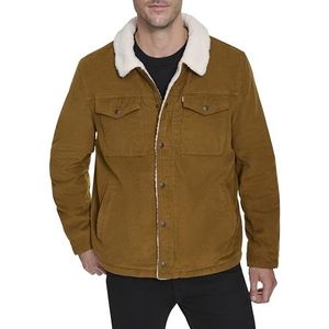 Levi's Heren Corduroy Sherpa gevoerd Trucker Jacket Denim
