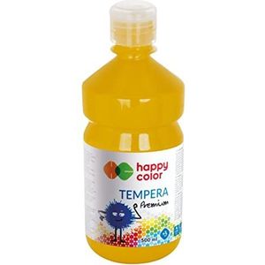 Premium tempera verf voor kinderen, 1000 ml, donkergeel, Happy Color